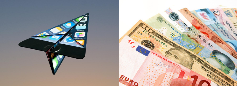 Phone and Money Banner